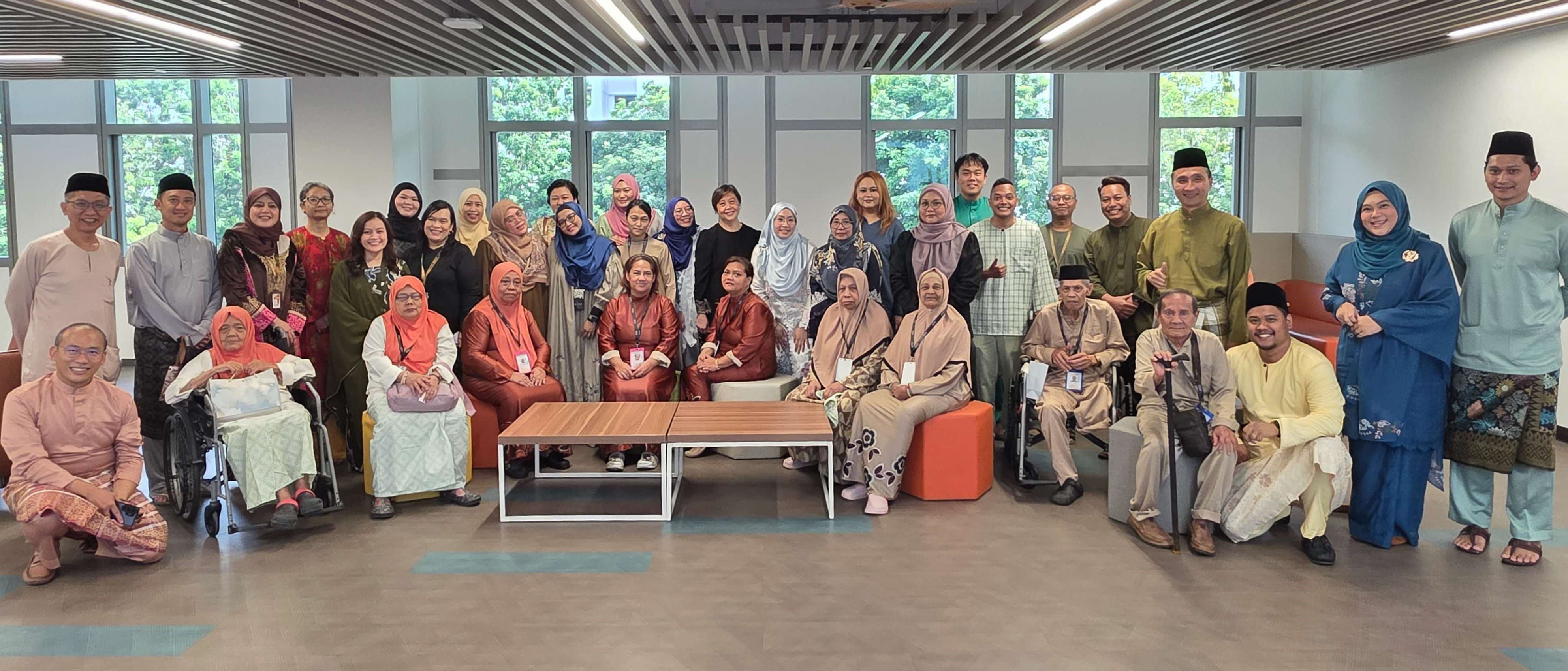 Group photo of raya celebration